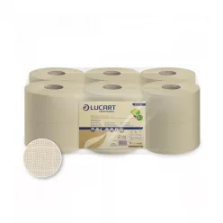   Lucart ECO Natural Mini közületi toalettpapír 19cm 160m 2 rétegű 12 tekercs/zsugor