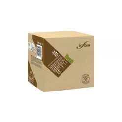   Infibra Szalvéta Madre Terra 2 rétegű 33x33cm barna 100% eco
