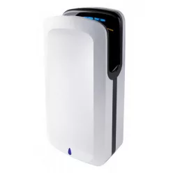   Kézszárító, légpengés, kézbedugós, ABS fehér, fekete belsővel 1850W