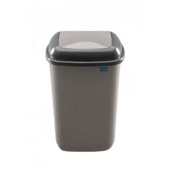 Plafor Quatro rugós  billenőfedeles szemetes 45L Mocca