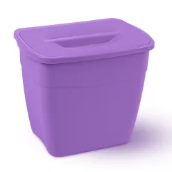 Planet Koala szemetes, fedővel 6L (Hanging Bucket) lila