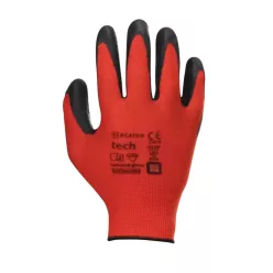   MERCATOR tech red+black latex mártott kesztyű XL (12db/csomag)