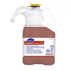   TASKI Sani 4 in 1 plus SmartDose tejsav alapú ált. konc. tisztító-, fert., vízkőoldó és illatosító hatással 1,4L