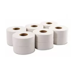 Toalettpapír 2 rétegű, 19cm, törtfehér, 100m/tekercs